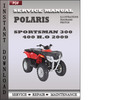 Thumbnail Polaris Sportsman 300 400 H.O 2009 Factory Service Repair Manual Download