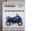 Thumbnail Yamaha YFM Raptor 50 Factory Service Repair Manual Download