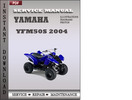 Thumbnail Yamaha YFM50S 2004 Factory Service Repair Manual Download