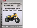 Thumbnail Yamaha YFM YTM 200 YTM 225 1983-1986 Factory Service Repair Manual Download