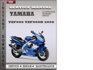 Thumbnail Yamaha YZF600 YZF600R 2006 Factory Service Repair Manual Download