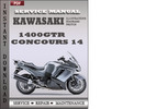 Thumbnail Kawasaki 1400GTR Concours 14 Factory Service Repair Manual Download