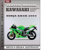 Thumbnail Kawasaki Ninja ZX6R 2003 Factory Service Repair Manual Download