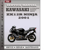Thumbnail Kawasaki ZX12R Ninja 2001 Factory Service Repair Manual Download