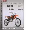 Thumbnail KTM 200 2003 Factory Service Repair Manual Download
