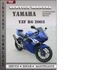 Thumbnail Yamaha YZF R6 2003 Factory Service Repair Manual Download