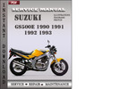 Thumbnail Suzuki GS500E 1990 1991 1992 1993 Factory Service Repair Manual Download