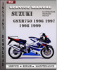 Thumbnail Suzuki GSXR750 1996 1997 1998 1999 Factory Service Repair Manual Download