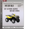 Thumbnail Suzuki LT A700X King Quad 2005 Factory Service Repair Manual Download