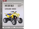 Thumbnail Suzuki LTZ400 2003 Factory Service Repair Manual Download