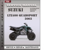 Thumbnail Suzuki Ltz400 QuadSport 2003 Factory Service Repair Manual Download