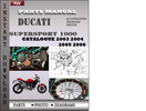 Thumbnail Ducati Supersport 1000 2003 2004 2005 2006 Parts Manual Catalog PDF Download