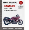 Thumbnail Kawasaki Concours GTR1000 1986-2000 Service Repair Manual