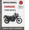 Thumbnail Kawasaki KLR650 2008-2012 Service Repair Manual PDF Thumbnail Kawasaki KLR650 2008-2012 Service Repair Manual PDF