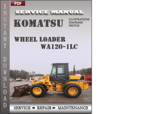 Product picture Komatsu WA120-1LC Wheel Loader Factory Service Repair Manual Download