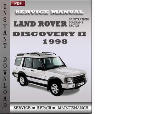 Product picture Land Rover Discovery 2 1998 Factory Service Manual Download