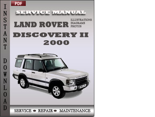 Product picture Land Rover Discovery 2 2000 Factory Service Manual Download