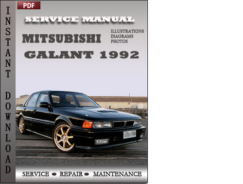 Product picture Mitsubishi Galant 1992 Factory Service Repair Manual Download