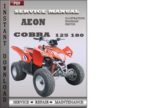 Product picture Aeon Cobra 125 180 Factory Service Repair Manual Download