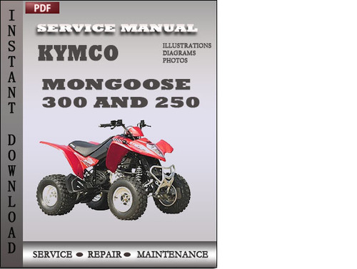 Product picture KYMCO Mongoose 300 and 250 Factory Service Repair Manual Download