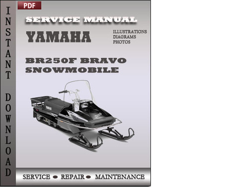 Product picture Yamaha BR250F Bravo Snowmobile Factory Service Repair Manual Download