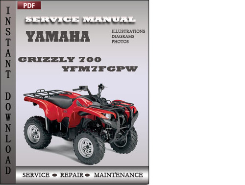 Product picture Yamaha Grizzly 700 YFM7FGPW Factory Service Repair Manual Download