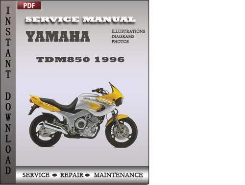 Product picture Yamaha TDM850 1996 Factory Service Repair Manual Download
