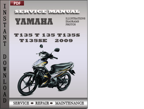 Product picture Yamaha T135 T 135 T135S T135SE 2009 Factory Service Repair Manual Download