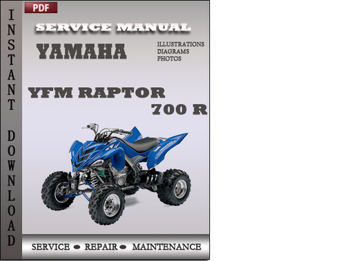 Product picture Yamaha YFM Raptor 700 R Factory Service Repair Manual Download