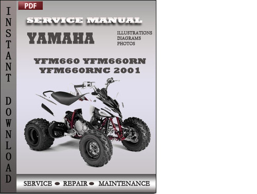 Product picture Yamaha YFM660 YFM660RN YFM660RNC 2001 Factory Service Repair Manual Download