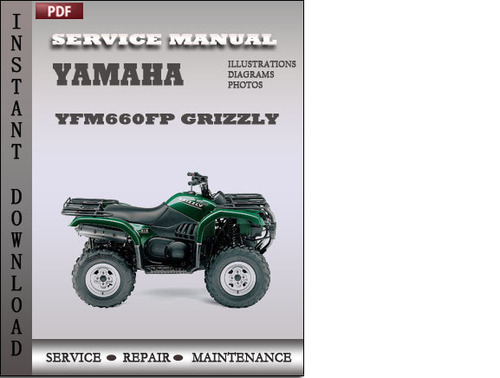 Product picture Yamaha YFM660FP Grizzly Factory Service Repair Manual Download
