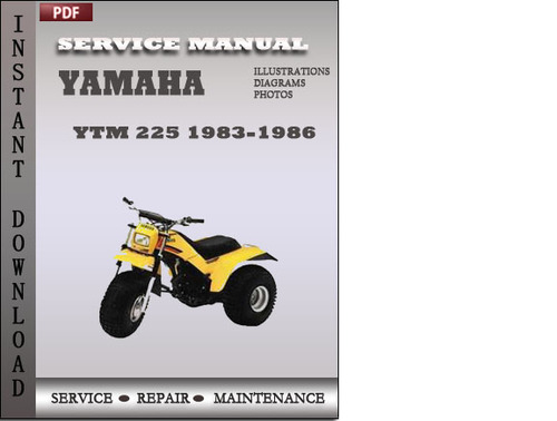 Product picture Yamaha YTM 225 1983-1986 Factory Service Repair Manual Download