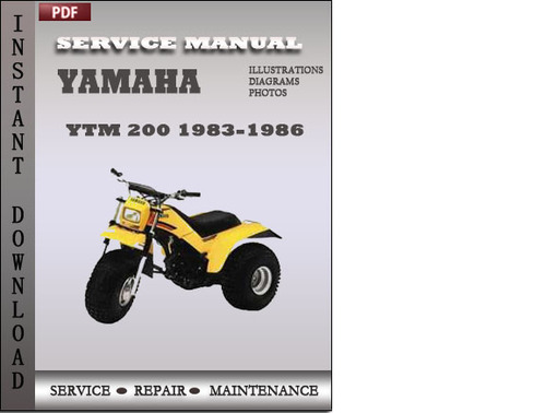 Product picture Yamaha YTM 200 1983-1986 Factory Service Repair Manual Download