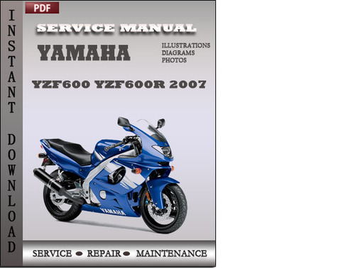 Product picture Yamaha YZF600 YZF600R 2007 Factory Service Repair Manual Download