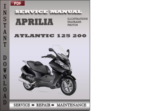 Product picture Aprilia Atlantic 125 200 Factory Service Repair Manual Download