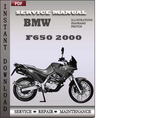 Product picture BMW F650 2000 Factory Service Repair Manual Download