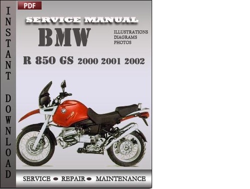 Product picture BMW R 850 GS 2000 2001 2002 Factory Service Repair Manual Download