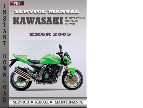 Product picture Kawasaki ZX6R 2005 Factory Service Repair Manual Download