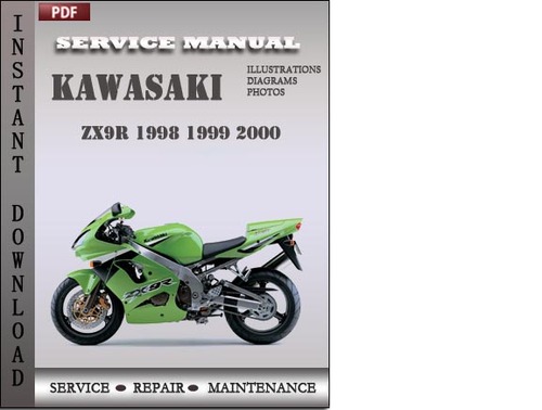 Product picture Kawasaki ZX9R 1998 1999 2000 Factory Service Repair Manual Download