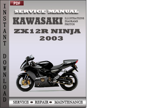 Product picture Kawasaki ZX12R Ninja 2003 Factory Service Repair Manual Download