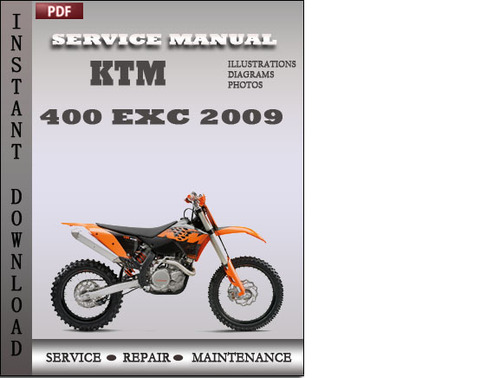 Product picture KTM 400 EXC 2009 Factory Service Repair Manual Download