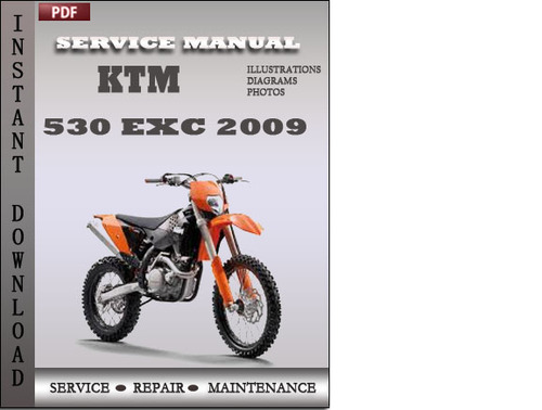 Product picture KTM 530 EXC 2009 Factory Service Repair Manual Download