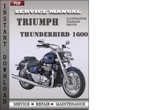 Product picture Triumph Thunderbird 1600 Factory Service Repair Manual Download