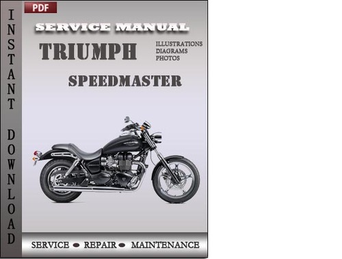 Product picture Triumph Speedmaster Factory Service Repair Manual Download