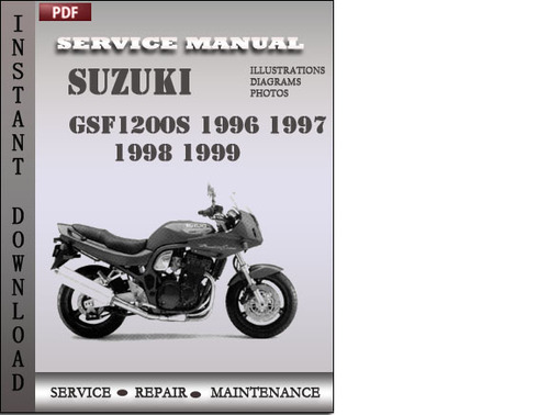 Product picture Suzuki GSF1200S 1996 1997 1998 1999 Factory Service Repair Manual Download