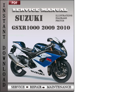 Product picture Suzuki GSXR1000 2009 2010 Factory Service Repair Manual Download