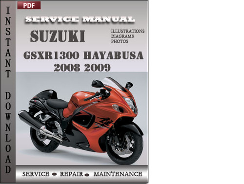 Product picture Suzuki GSXR1300 Hayabusa 2008 2009 Factory Service Repair Manual Download