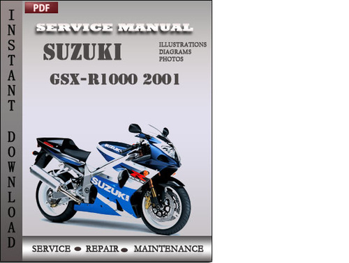 Product picture Suzuki GSX-R1000 2001 Factory Service Manual Download