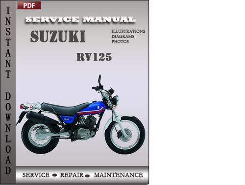 Product picture Suzuki RV125 Factory Service Repair Manual Download