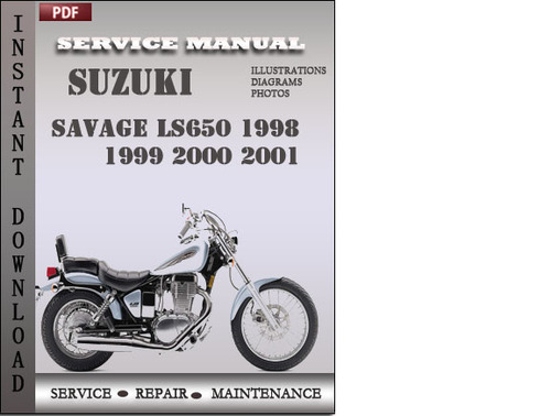 Product picture Suzuki Savage LS650 1998 1999 2000 2001 Factory Service Repair Manual Download